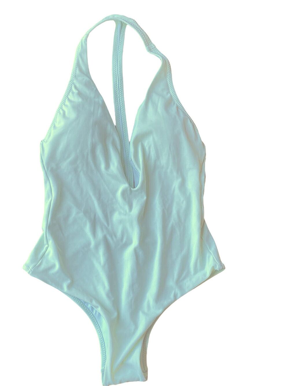 PEIXOTO SWIM Flamingo Pistachio Green One Piece Swimsuit Size Small New Swimwear